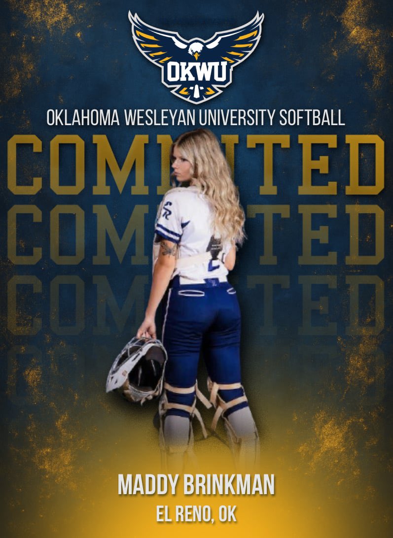 I am beyond blessed and excited to announce my commitment to continue my academic and athletic career at Oklahoma Wesleyan University!

I want to thank my family, friends, coaches, and teammates who have supported me and pushed me to become the player and person I am today. None