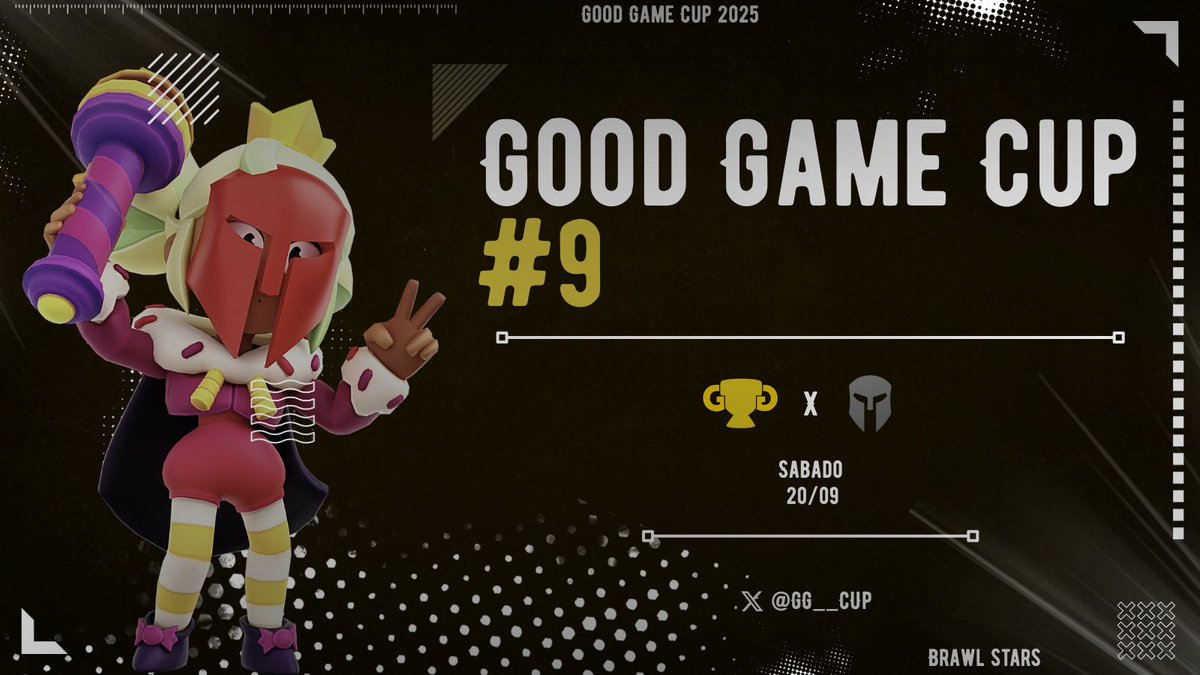 GG__Cup's tweet photo. ¿LISTOS PARA UNA NUEVA EDICIÓN DE LA GOOD GAME CUP? 🏆
Estamos emocionados de anunciarles la novena edición que se llevará a cabo este Sábado 20/09!
Cada vez más cerca de la 10ma edición 👀⌛...
#GoGGCup 💛 https://t.co/FB5mT8x1Oy