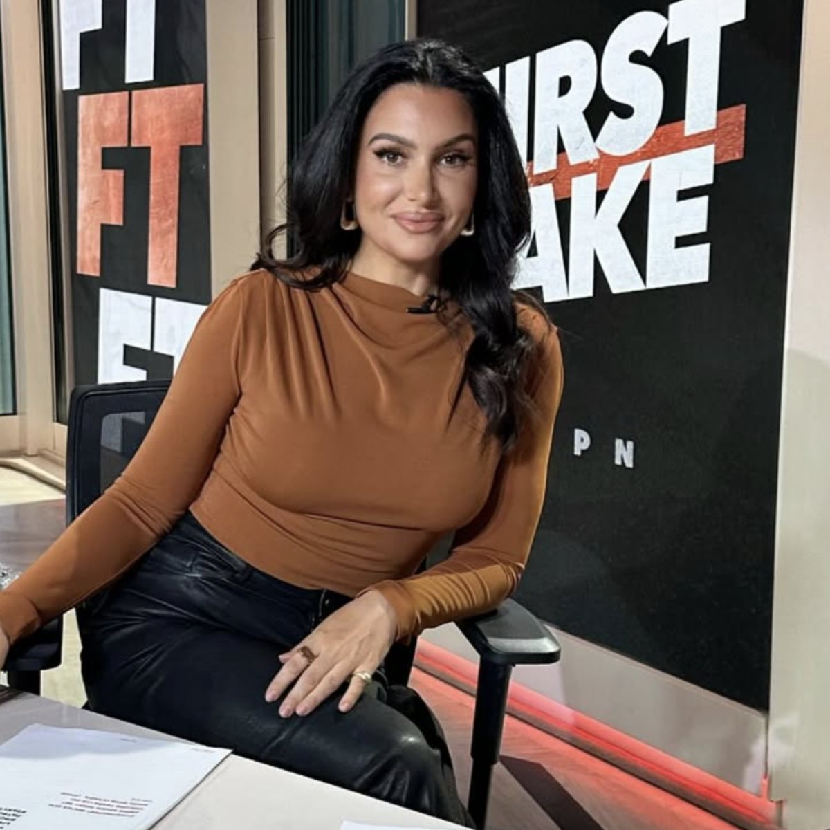 ClutchPoints (@clutchpoints) on Twitter photo Molly Qerim is leaving ESPN at the end of the year, per <a href="/SBJ/">Sports Business Journal</a>.
She's been with the company since 2006 and has hosted First Take since 2015. Molly Qerim is leaving ESPN at the end of the year, per <a href="/SBJ/">Sports Business Journal</a>.
She's been with the company since 2006 and has hosted First Take since 2015.