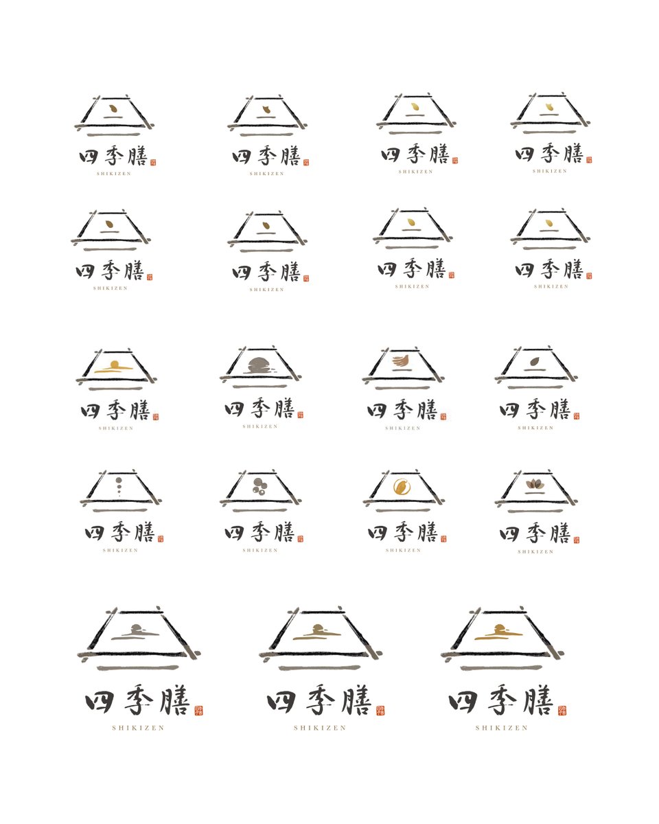 paform_design's tweet image. ロゴデザインの裏側　＃ロゴデザイン