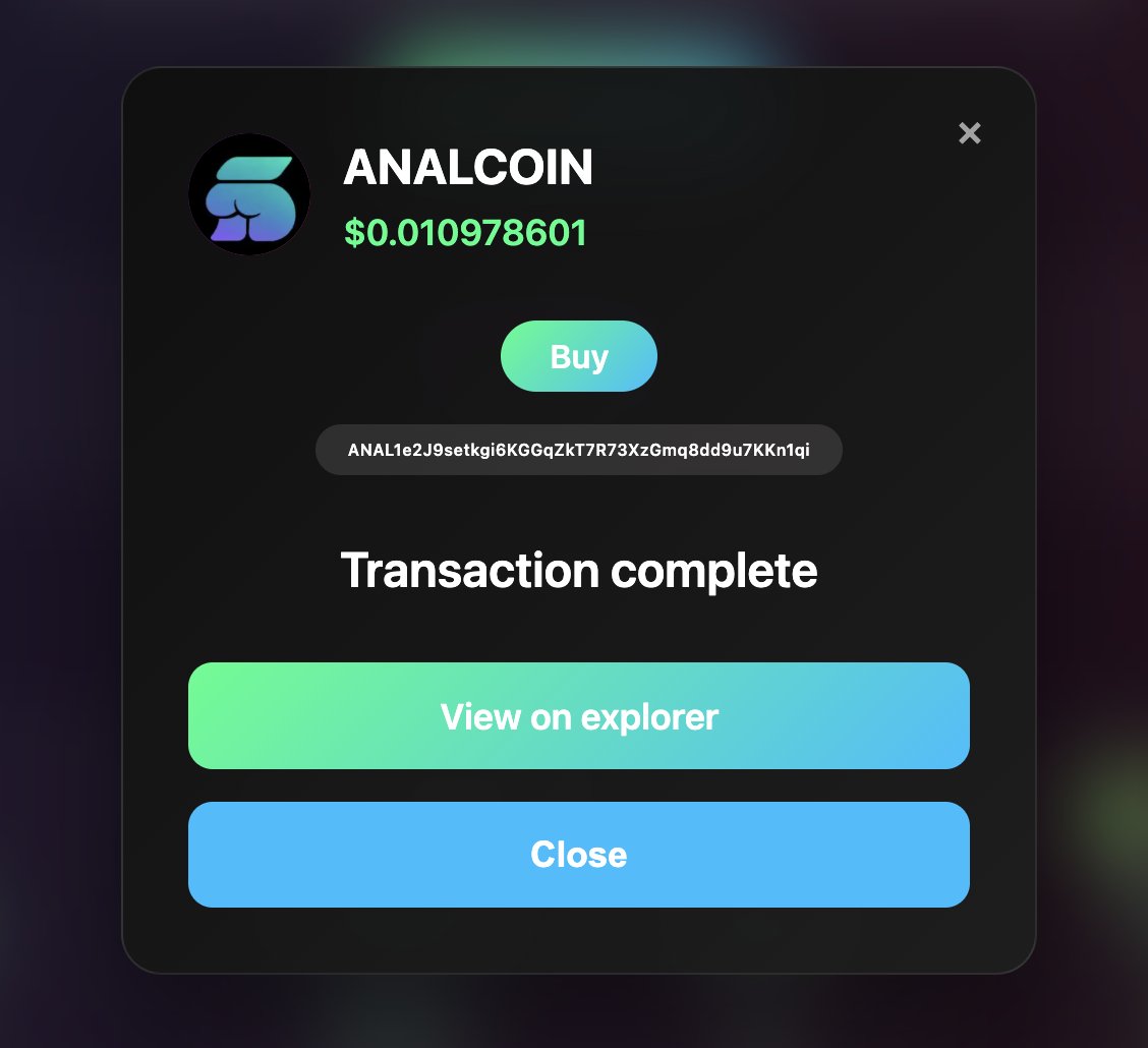 lmao i just bought ANALCOIN