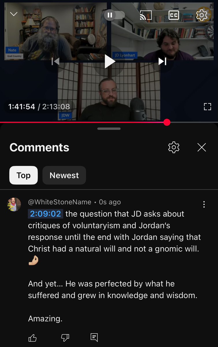 I truly think this is the most interesting intellectual conversation that I have ever heard in podcast or video form.

Not kidding.  <a href="/GrailCountry/">Nate Hile 🇺🇸🇮🇱</a> <a href="/jdlyonhart/">jd lyonhart</a> 

youtu.be/O63hUJ00dT0?si…