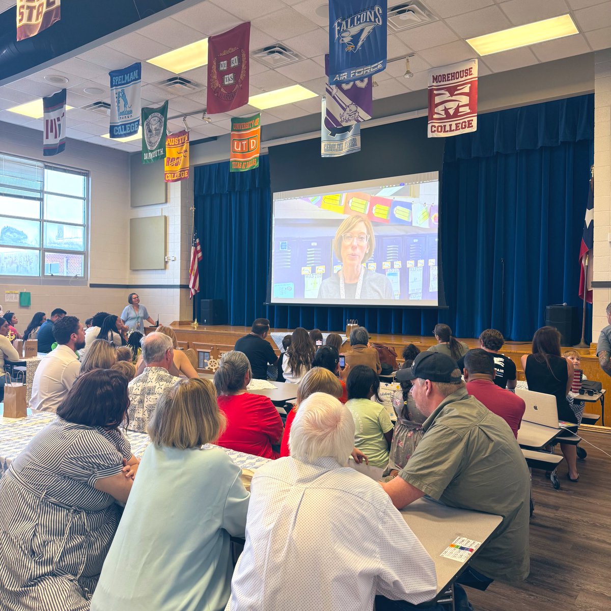 Today, we hosted our first Student of the Month ceremony! Teachers looked for students showing the character trait of SAFETY during the month of August! So very proud of these Wildcats! 💙💛 #rhesettingsail