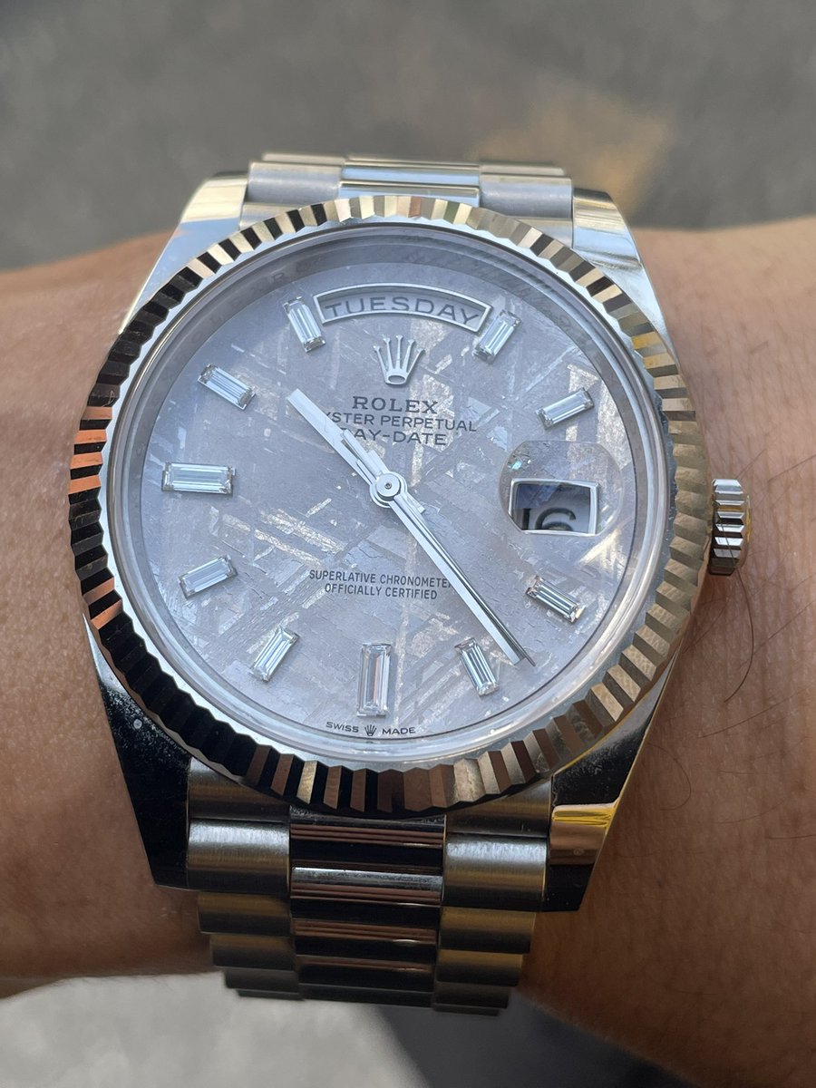 LLMqE6ljKVw83C9's tweet image. おはようございます☀
#ロレックス　#DD
#メテオ　#時計