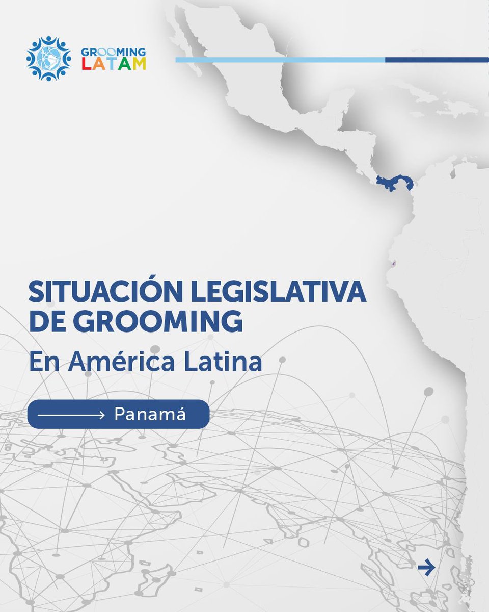 En Panamá 🇵🇦 el grooming aún no está tipificado como delito específico, pero la ley sanciona el uso de identidades falsas y material de abuso sexual con penas de hasta 15 años. Como parte de <a href="/groominglatam/">Grooming Latam</a>, en fundación <a href="/VidaSeguraPTY/">Vida Segura</a> seguimos trabajando por una internet segura.