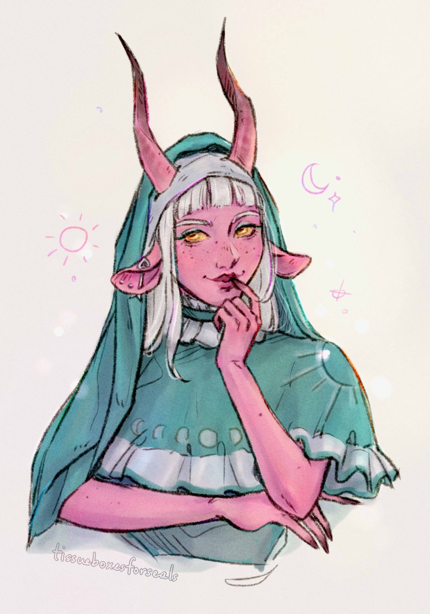 tissuebox4seals's tweet image. new tiefling alert 🚨🚨
#CriticalRole #criticalrolefanart