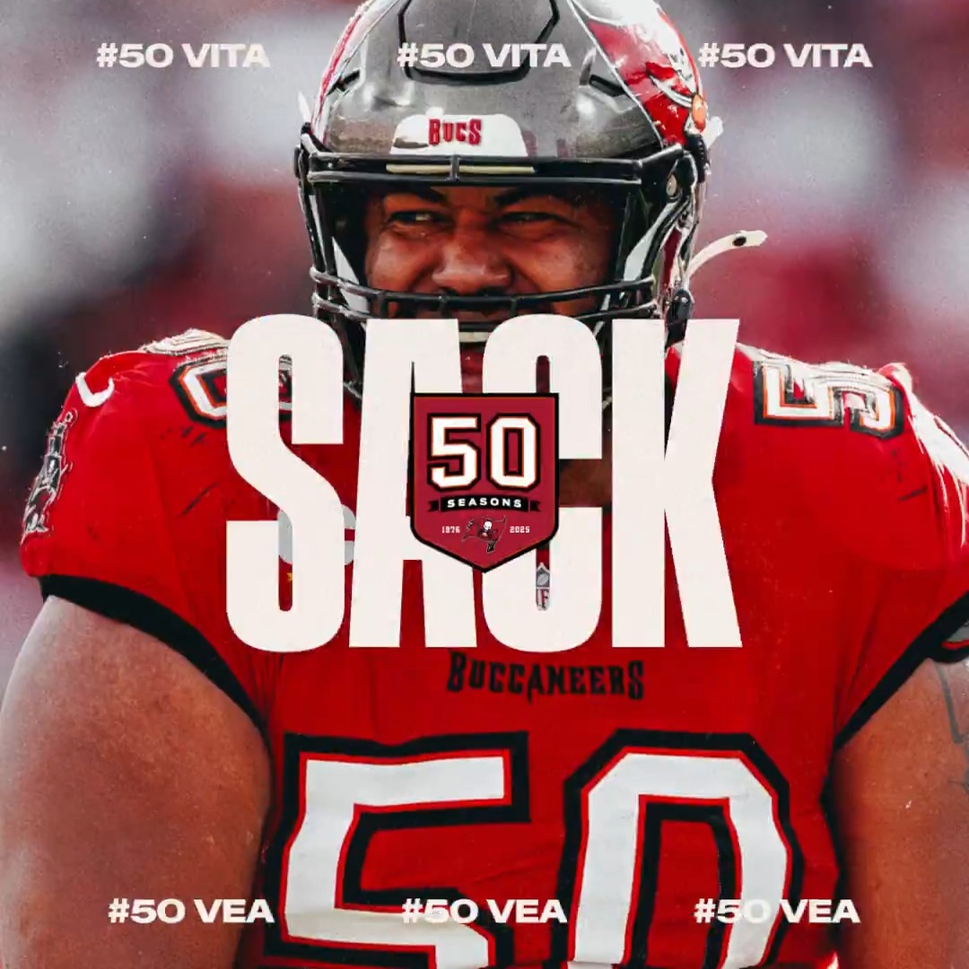 Vita with our first sack of the day 💪 