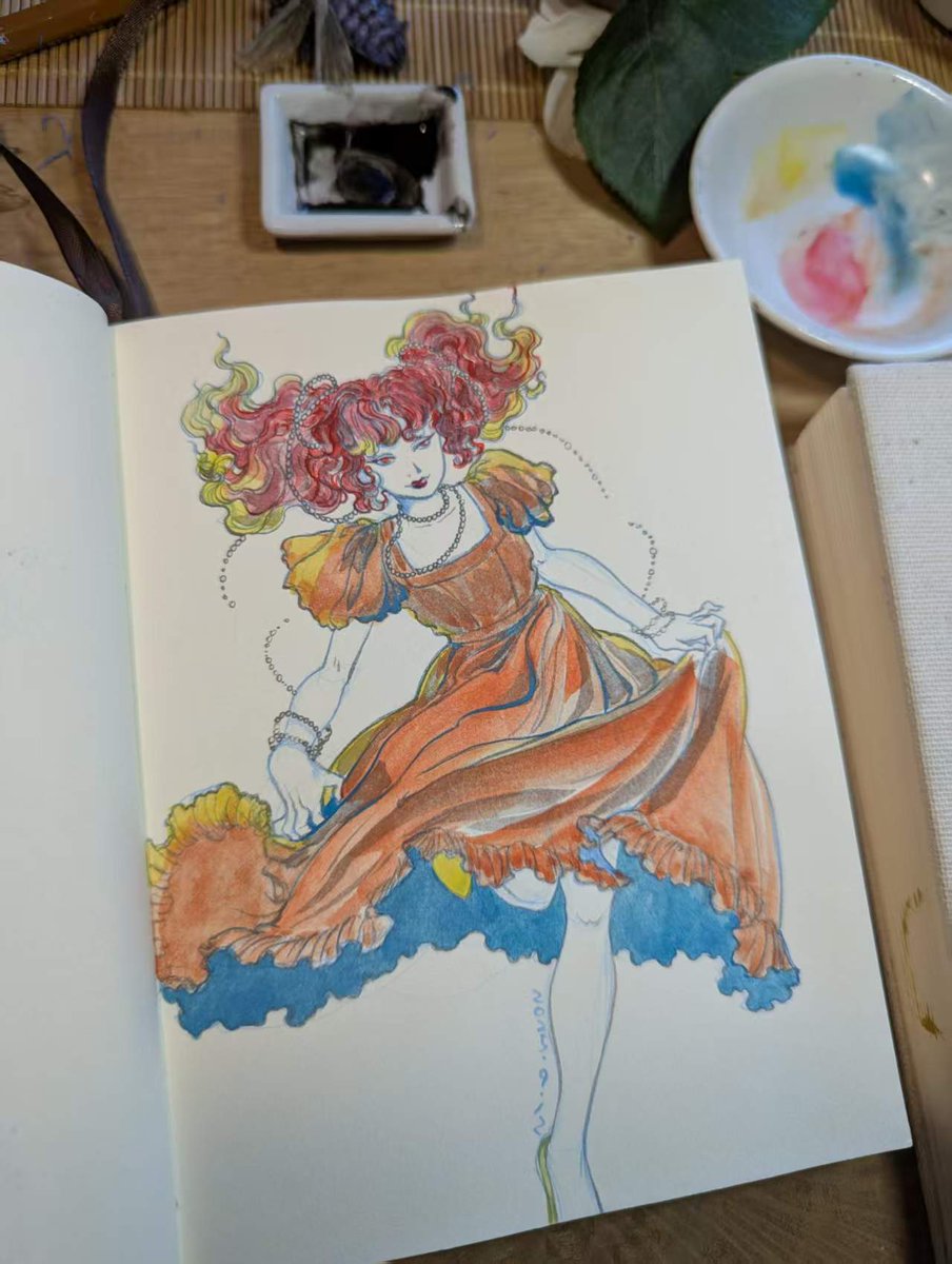 fourlanlan's tweet image. 日常进行的绘画练习。#artmoots #watercolors #sketch
绘制的全过程在youtube youtube.com/watch?v=zdCfbK…