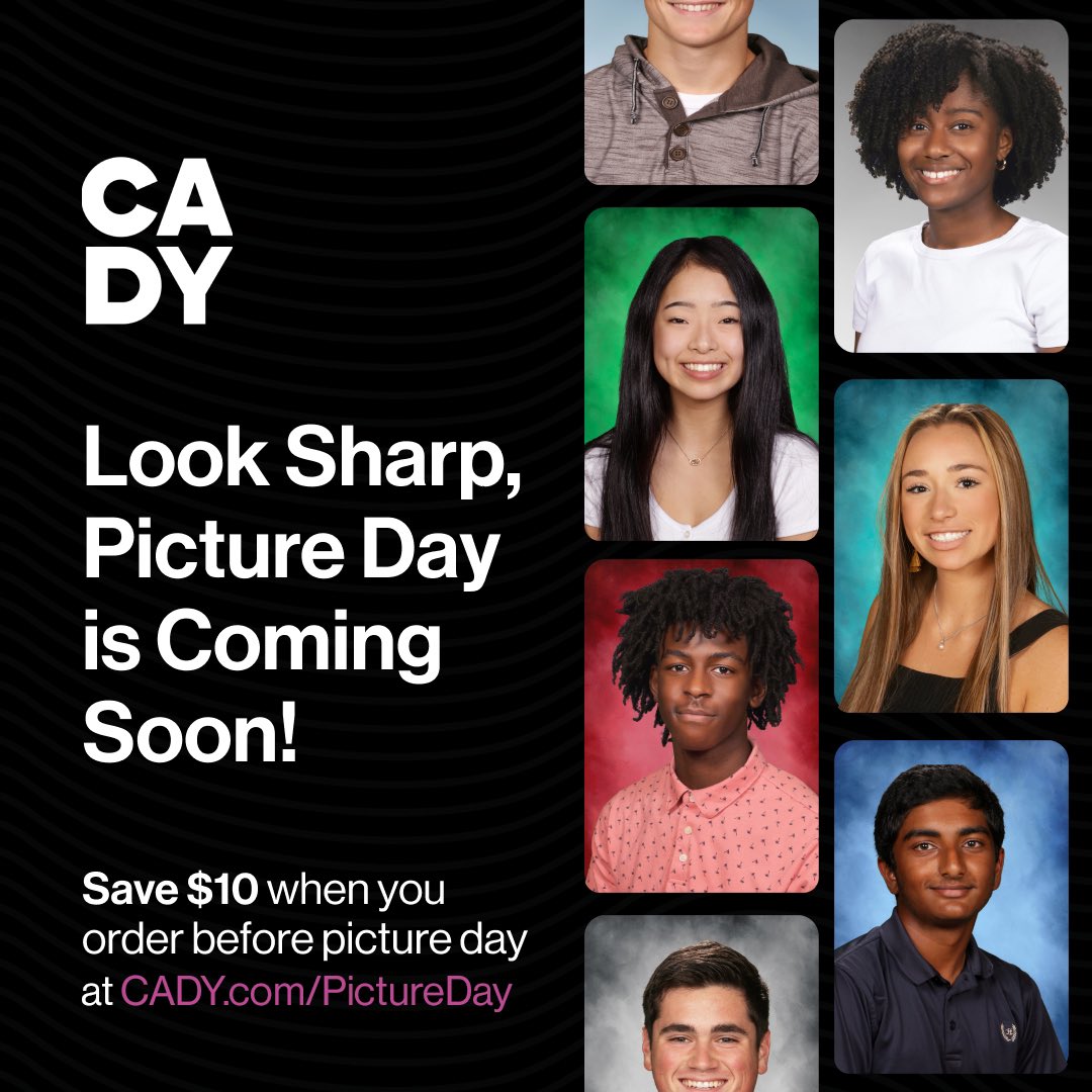 hebrontalon's tweet photo. Picture Day is September 17. Excited? Save $10 when you pre-order portraits before picture day at https://t.co/8kxp8IrLUD #CADY #CADYpics https://t.co/rCL7XQMq8z