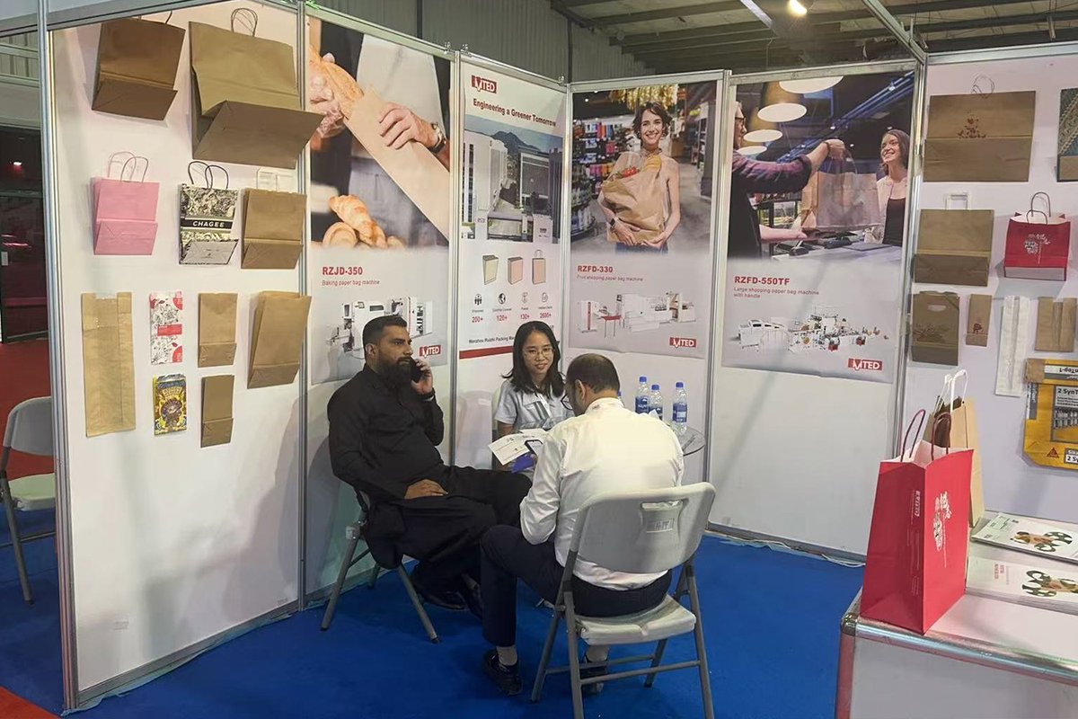 Ruizhimachine's tweet image. What an amazing few days at 3P Pakistan booth D-4-40. We truly enjoyed meeting so many partners and clients, your support and interest mean a lot to us. 
See you at the next exhibition!
#ruizhimachinery
#paperbagmachine
Contact us
Email:sales@wzruizhi.com