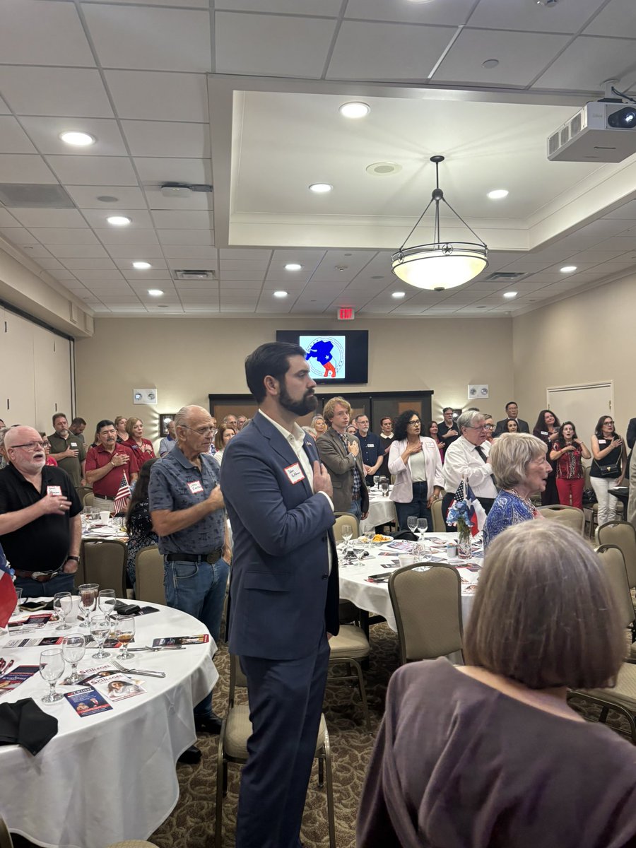 I was glad to join the North East Tarrant County Republican Club this evening. Always encouraging to see so many neighbors and fellow conservatives coming together to support our shared values and keep Texas strong.