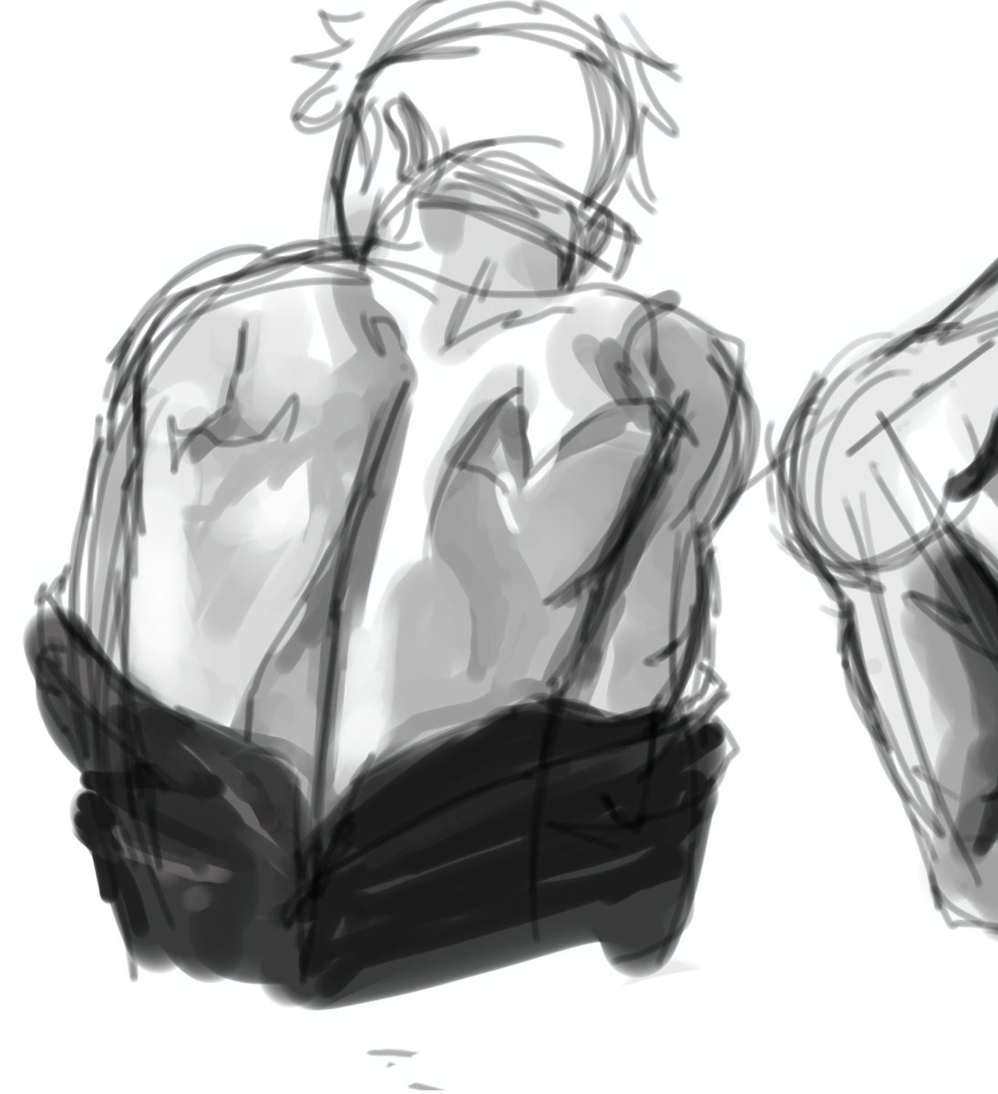 back studies that turned out into a #gojo session (as always)