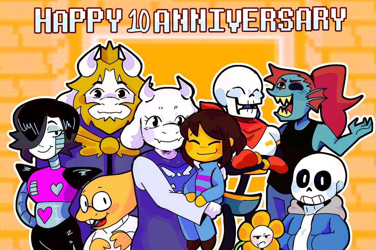 Late but happy anniversary Anniversary #undertale10thanniversary #UNDERTALE10周年コンサート #undertale