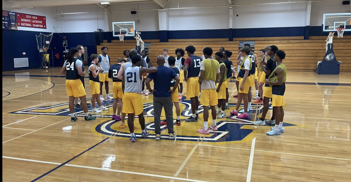 First practice of the year in the books! 🦅🦅