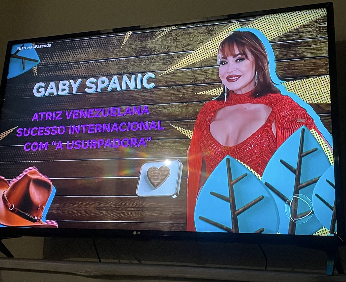 Não acredito que to vendo A Fazenda você me paga Gaby Spanic