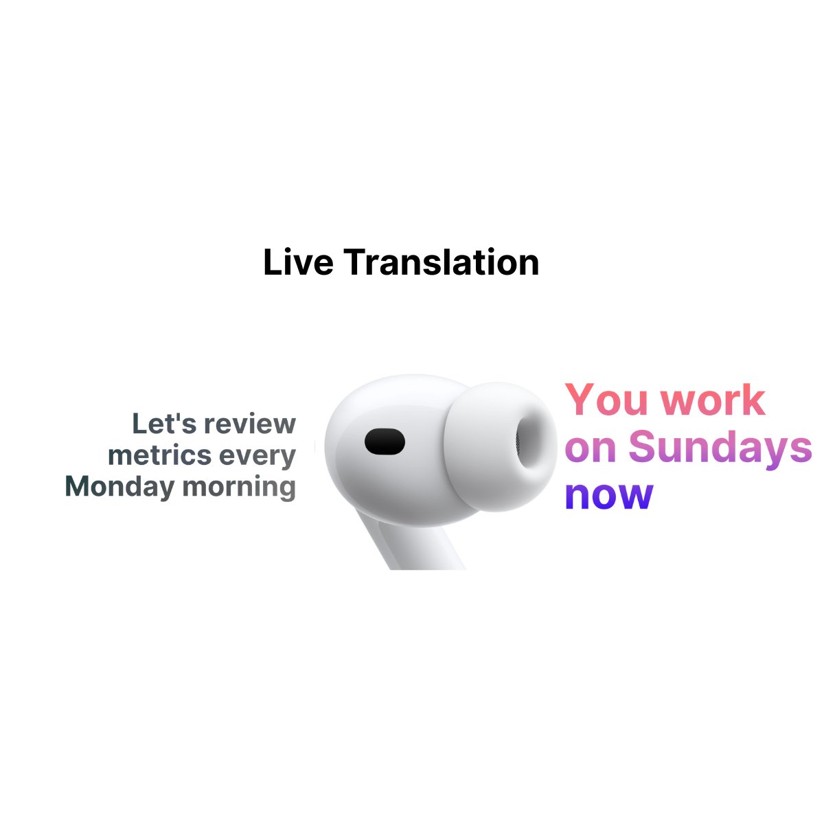 If Apple's live translation worked for demand gen + mops 1/5