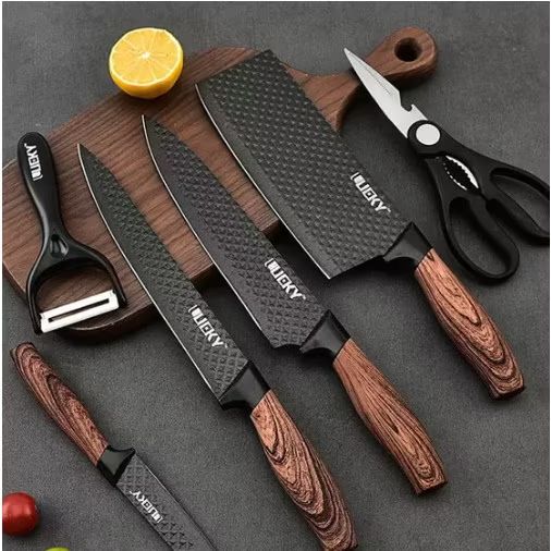 loyolajf's tweet photo. Dê uma olhada em Conjunto De Facas Inox 6 Peças Antiaderente Com Cabo Reforçado Descascador E Tesoura Lucky Bazar por R$19,90 - R$54,90. Compre na Shopee agora! https://t.co/5VP4gxbSsJ https://t.co/bO2HC5abfZ