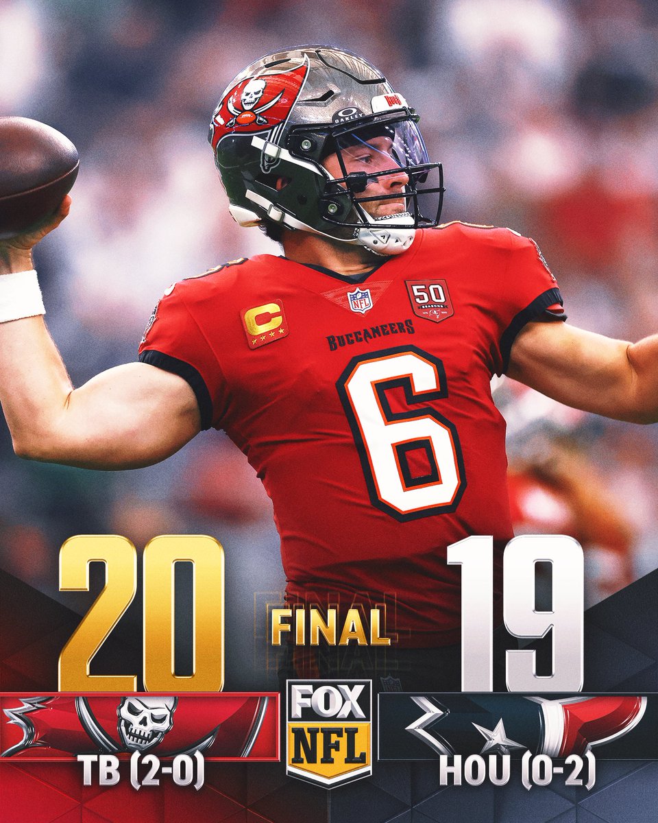 NFLonFOX's tweet image. THE BUCS GET THE COMEBACK WIN ON MNF! 😤