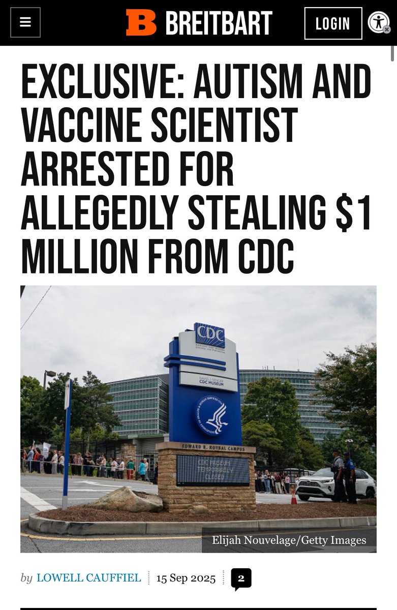 ChildrensHD's tweet image. BREAKING: Autism and Vaccine Scientist Arrested for Allegedly Stealing $1 Million from CDC

“A Danish researcher, Poul Thorsen, central to the debate over vaccines and autism — and sought for a decade by U.S. authorities — has been arrested in Germany and faces extradition to the…