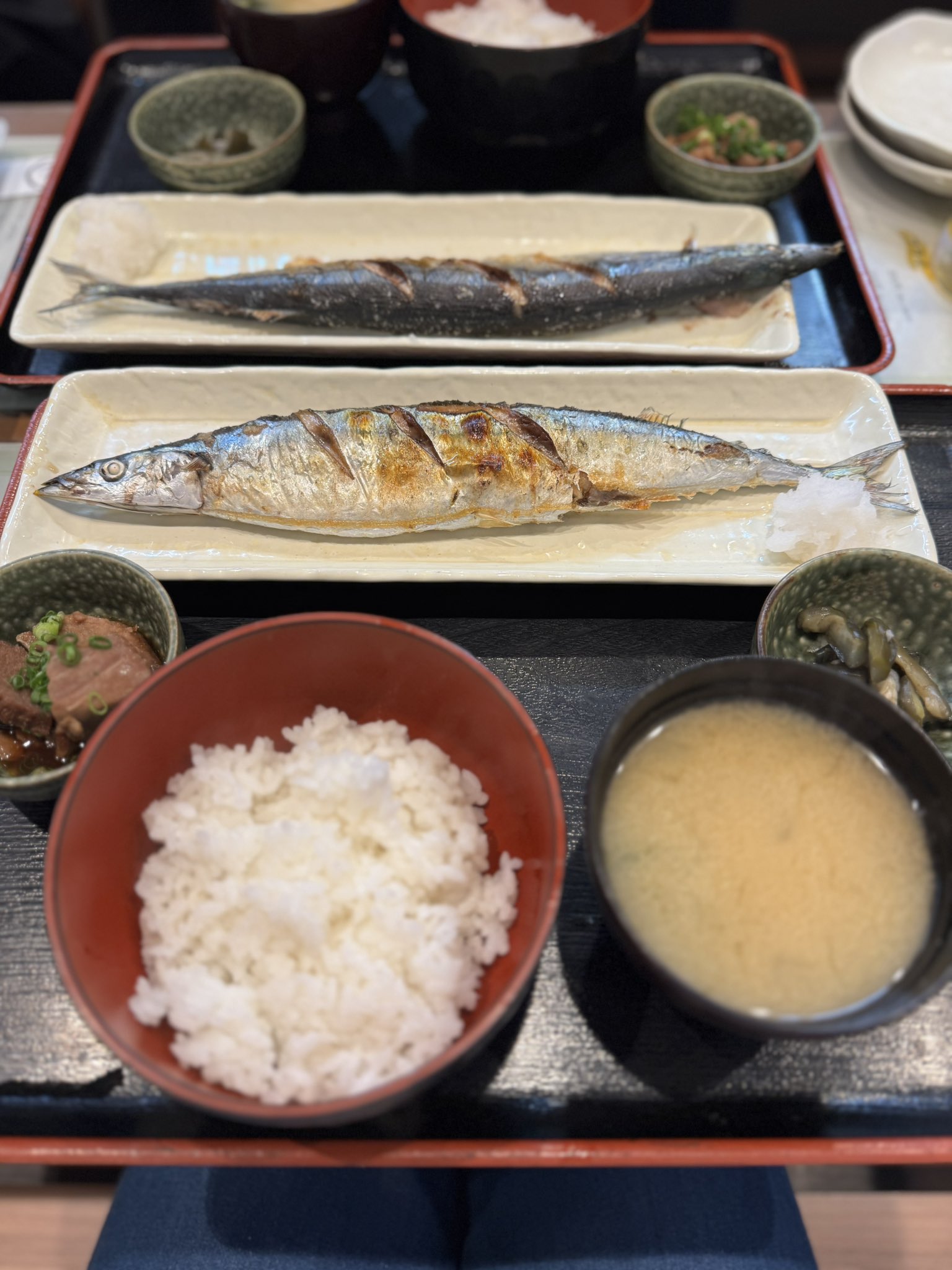 ペン画　焼き秋刀魚　Eguchi ペン画 焼き秋刀魚 Eguchi
