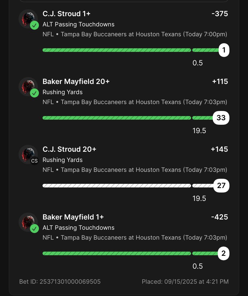 TouchPapa_'s tweet image. Baker with the clutch run at the end! ✅

@FanaticsBook #NFLPicks