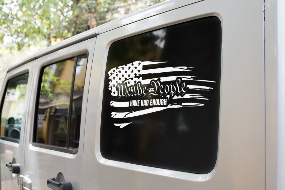 We the People have had enough Vinyl decal - ift.tt/gZ35Hhn
This was an order from my amazon store. You can get this on amazon at ift.tt/eKuV4Qp. This one is headed for Maryland