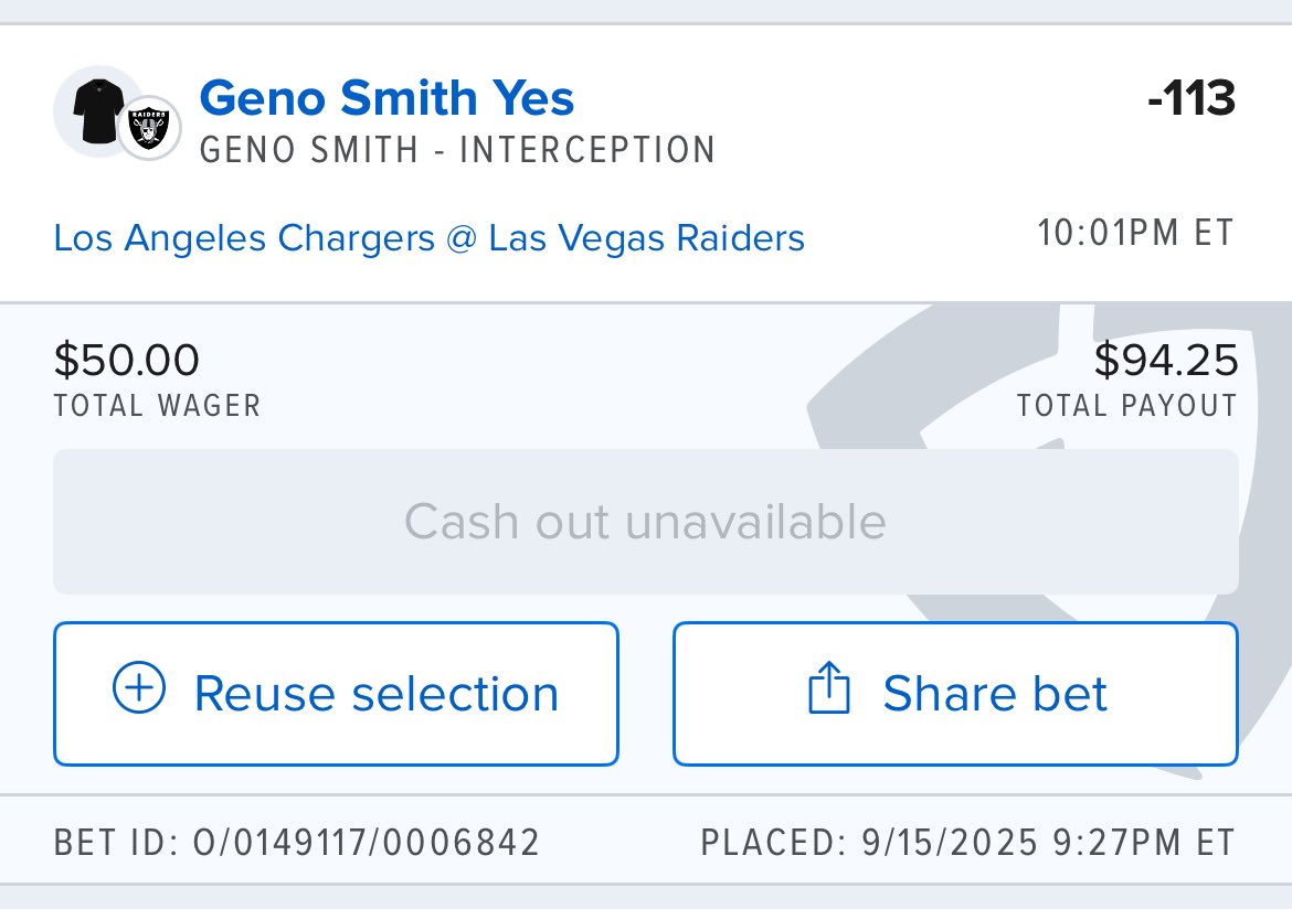 Thinking_Beers's tweet photo. Death. Taxes. Geno Interceptions. https://t.co/bK64P5HiCj