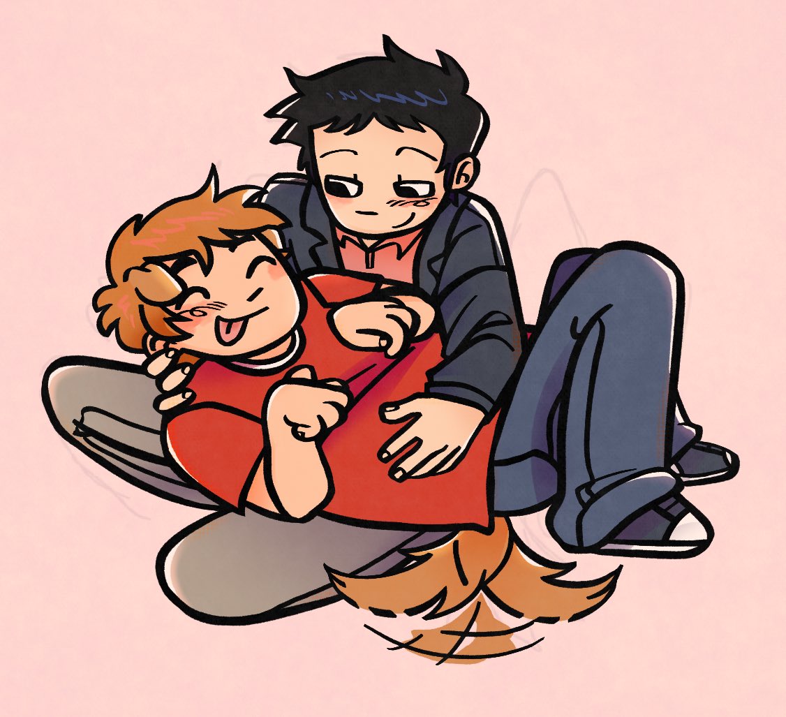Dam_Ga4rd's tweet photo. Doodle of idiots that I forgot to finish for awhile #scollace #ScottPilgrim https://t.co/osrW2GtyTv