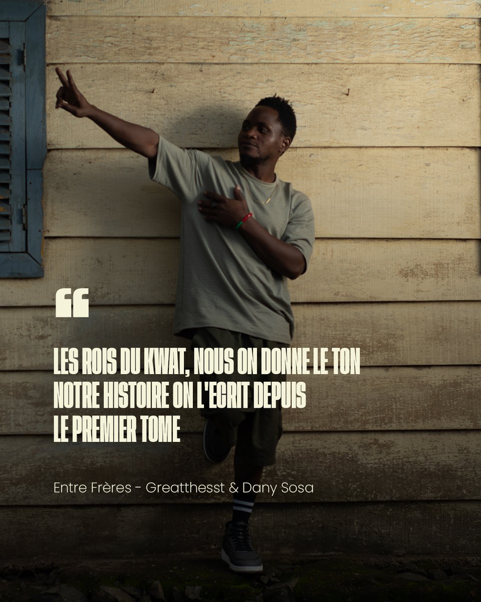 🎶 ENTRE FRÈRES – Greatthesst &amp; Dany Sosa
➡ Extrait du projet KWATTA (EP)  🚀
Disponible sur toutes les plateformes 🔥
🎧 distrokid.com/hyperfollow/td…