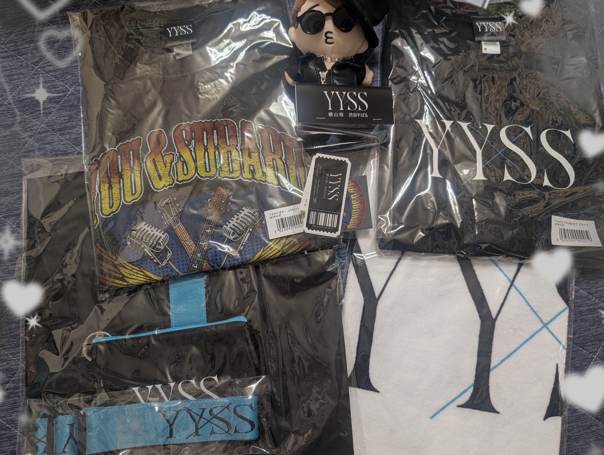 YY×SS 横山裕 渋谷すばる Tシャツギター ピグメントブラック XL