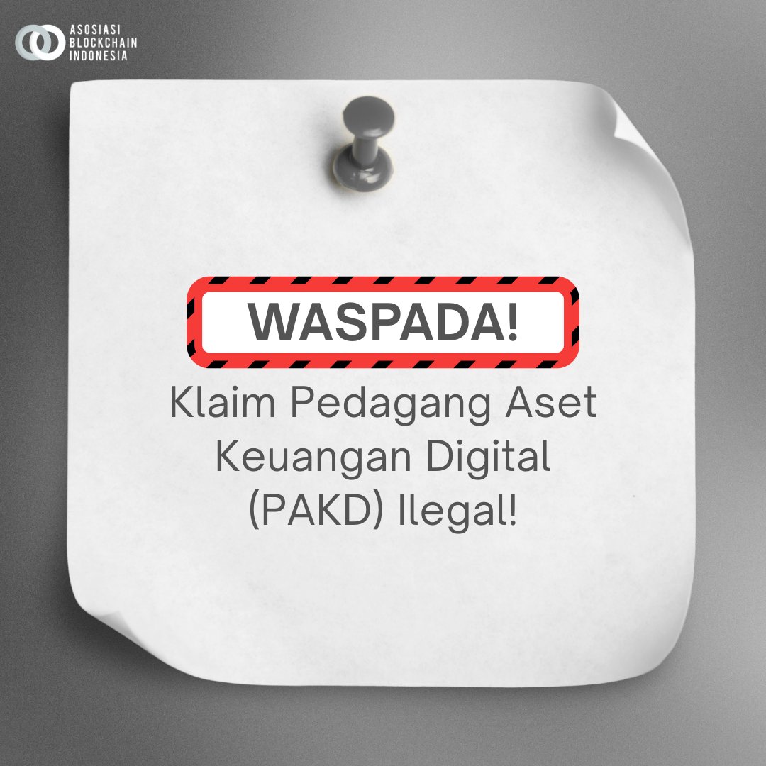 Asosiasi Blockchain Indonesia tweet media