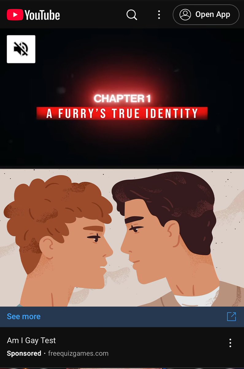 lol YouTube ad on a furry video