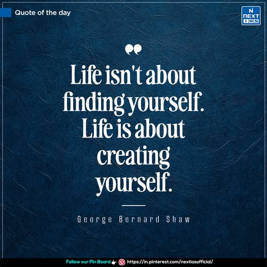 NEXTIAS_Delhi's tweet photo. Quote of the Day โจ
For more such quotes, visit: https://t.co/xJR0HIAzjj
#quoteoftoday #upsc #nextias #quotesdaily #GeorgeBernardShaw #createanewyou https://t.co/OBPQJ8CzmK