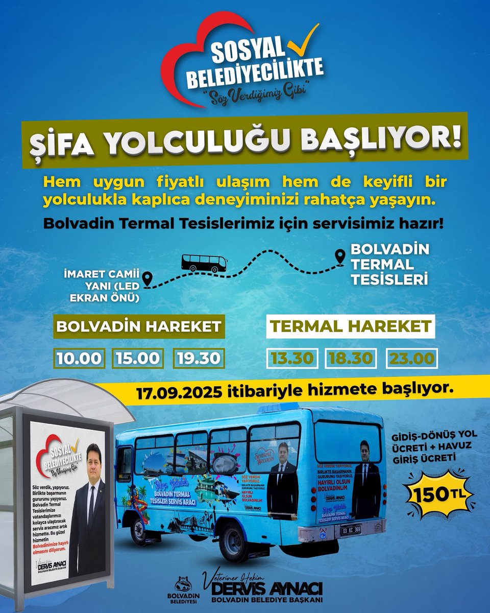 Şifa Yolculuğumuz Başlıyor!

#termaltesisler #bolvadin #kaplıca