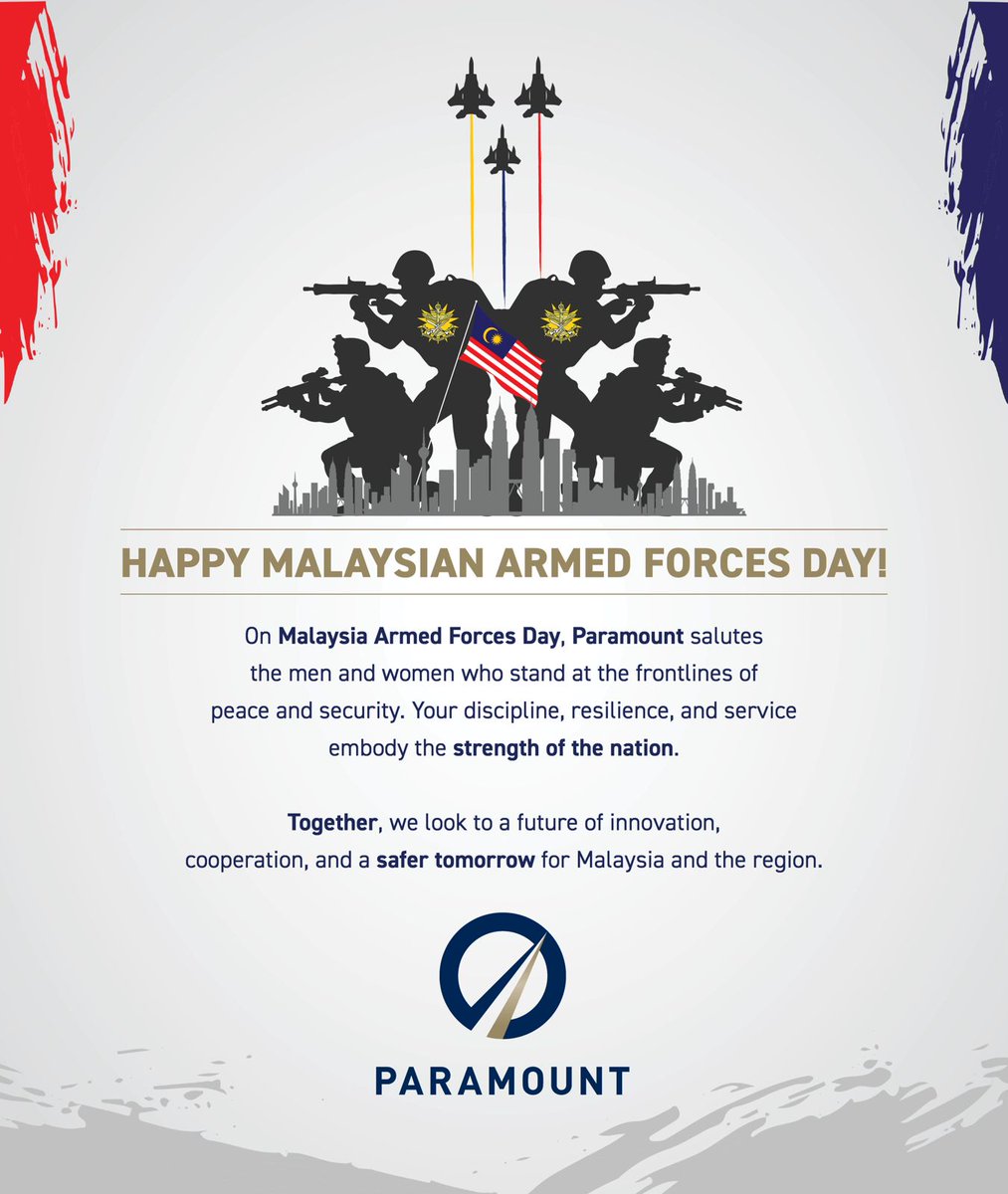 Congratulations to Malaysia's armed forces as they mark their 92nd anniversary today! #Malaysia #ArmedForcesDay