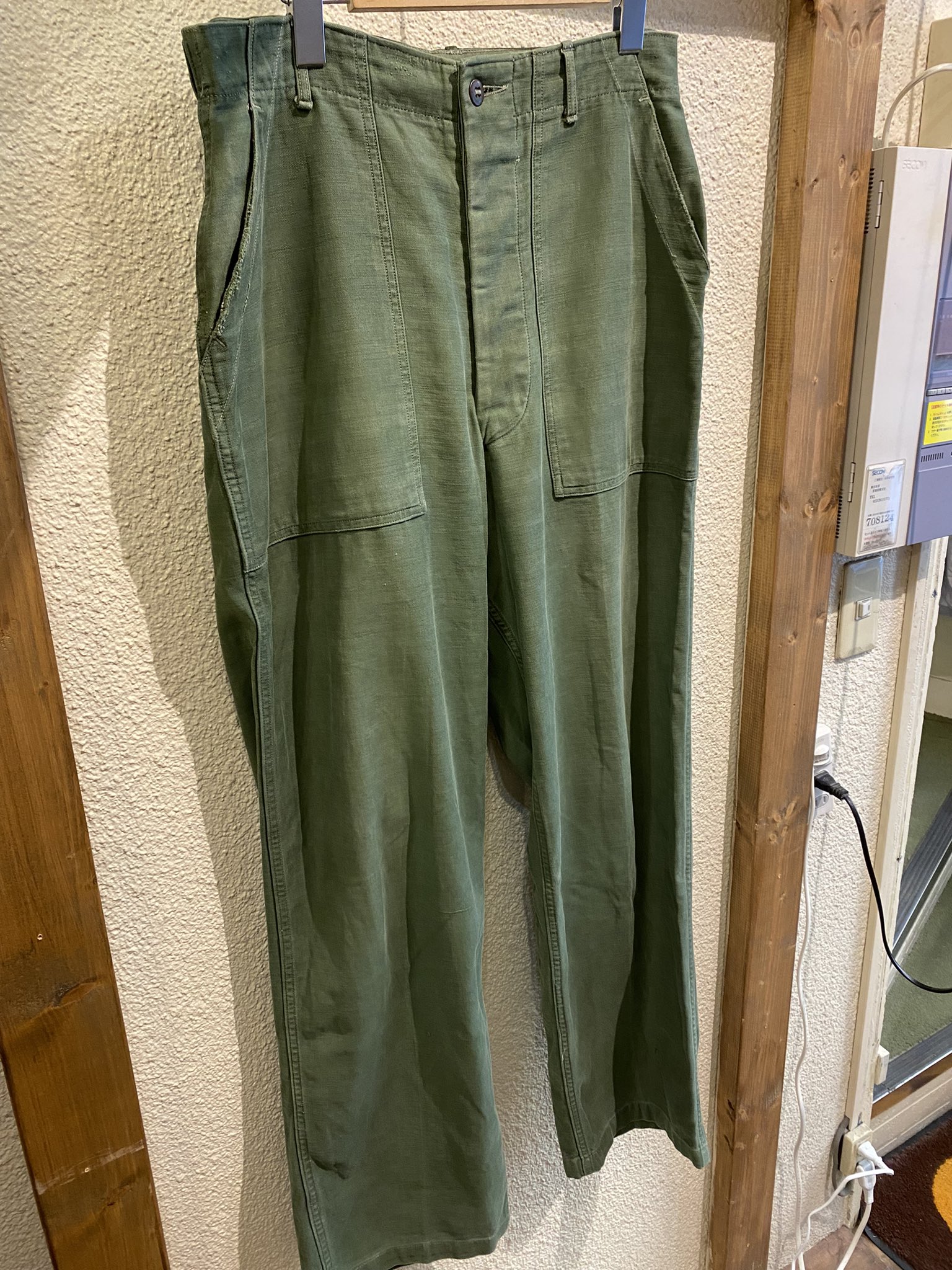 50s60sビンテージ USARMY ベイカーパンツ アジャスター付 SMALL 50s60sビンテージ USARMY ベイカーパンツ アジャスター付 SMALL