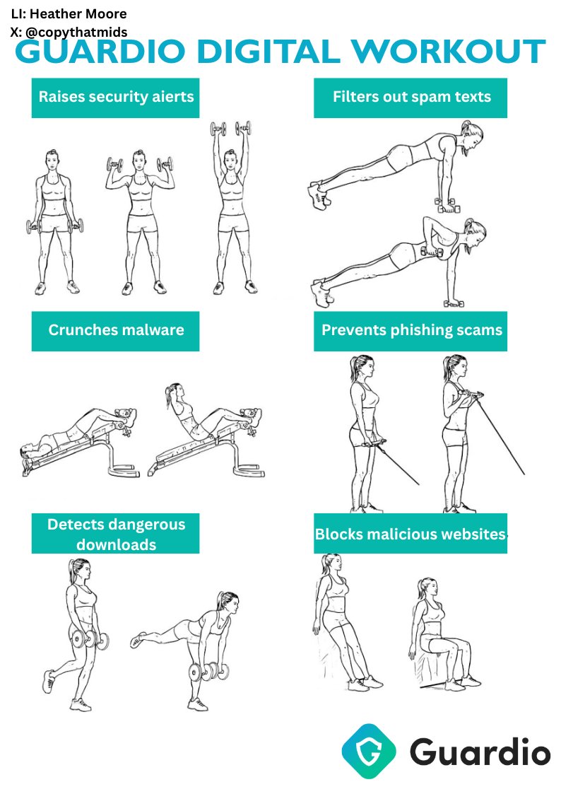 copythatmids's tweet image. One Minute Brief of the Day:
Create posters that show why 
@GuardioSecurity
 is a must-have for staying protected in today’s online world where scams are ever-more sophisticated and don’t look like scams. #GuardioProtection
@ONEMINUTEBRIEFS