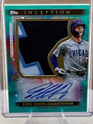 2024 Topps Inception Pete Crow-Armstrong RC Jumbo Patch Auto Aqua /50 Rookie #ad #thehobby cardpromoter.com/2025/09/15/bas…
