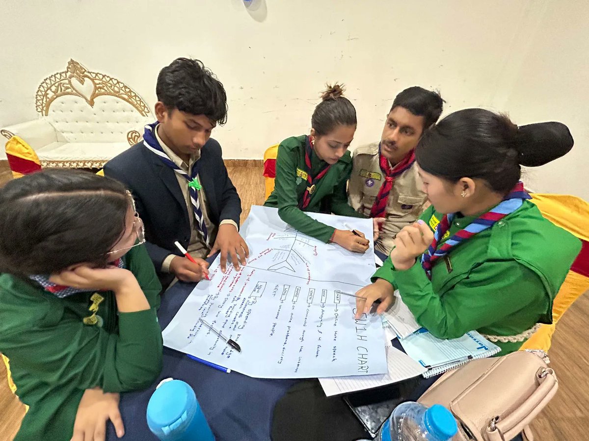wagggsworld's tweet photo. Girls and young women are leading the way in #science, #technology, and #innovation! 👩🔬👩💻
Through the WAGGGS #stemchangemakers and #SurfSmart 2.0 programmes, girls are building confidence, mastering digital skills, and driving real-world innovation. From hands-on science projects to championing online safety and #AI literacy, they’re showing that leadership, creativity, and digital empowerment go hand in hand.
On this International Day of Science, Technology and Innovation for the South, let’s celebrate the changemakers redefining what it means to shape the future of science, technology, and innovation, all while building a more inclusive world!
Read more➡️https://t.co/TAoM3KEqST
#girlguides #STEM #digitalleadership #DigitalLiteracy #WAGGGSImpact #GirlsInSTEM #STEMForChange #girlsleadtheway