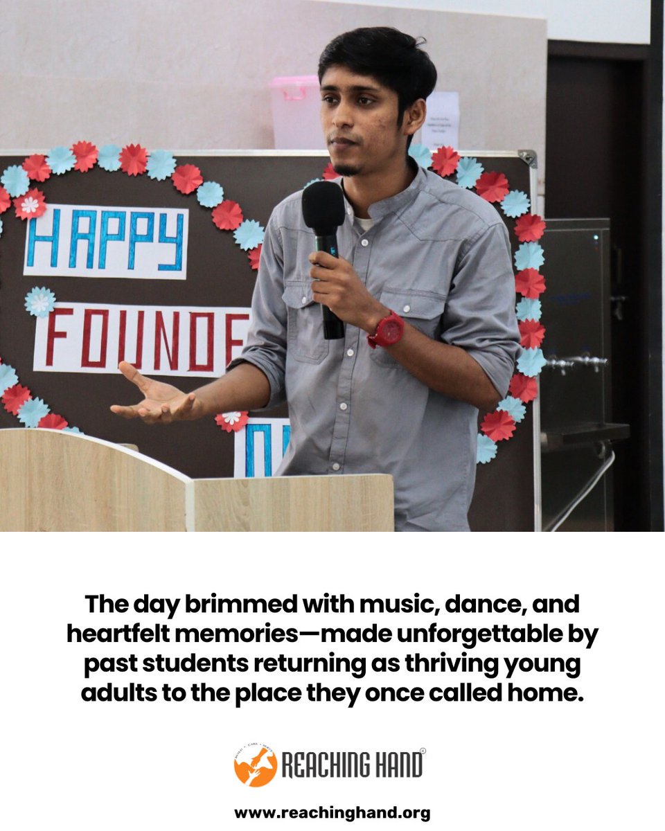 ReachingHandBlr's tweet image. The day was filled with soulful songs, vibrant dances, joy, laughter, and heartfelt memories. What made it truly special was the reunion of our past students—now thriving young adults—returning to the place they once called home.