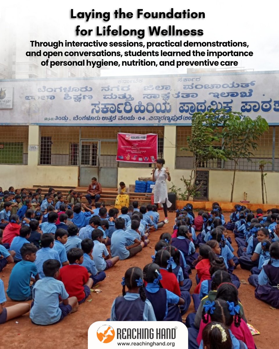 ReachingHandBlr's tweet image. One workshop, One school, one child at a time