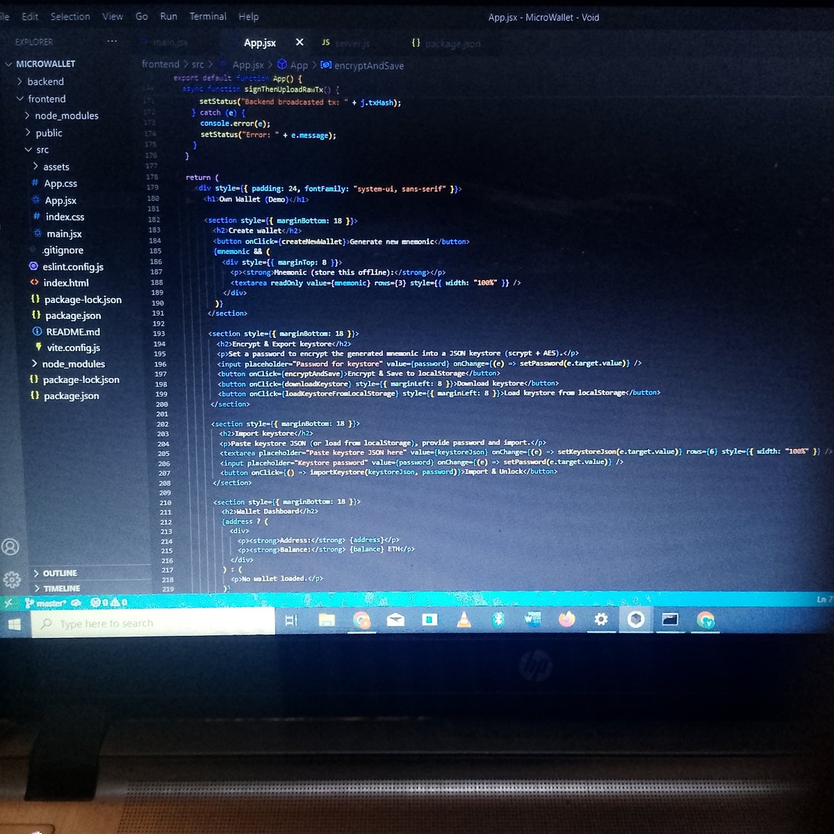 DavinDicator's tweet image. Currently testing out my web 3 skills with this new smart contract and custom wallet, Happy Tuesday 💅
#Web3 #crypto #webdeveloper #fullstack #backend #contracts #trend