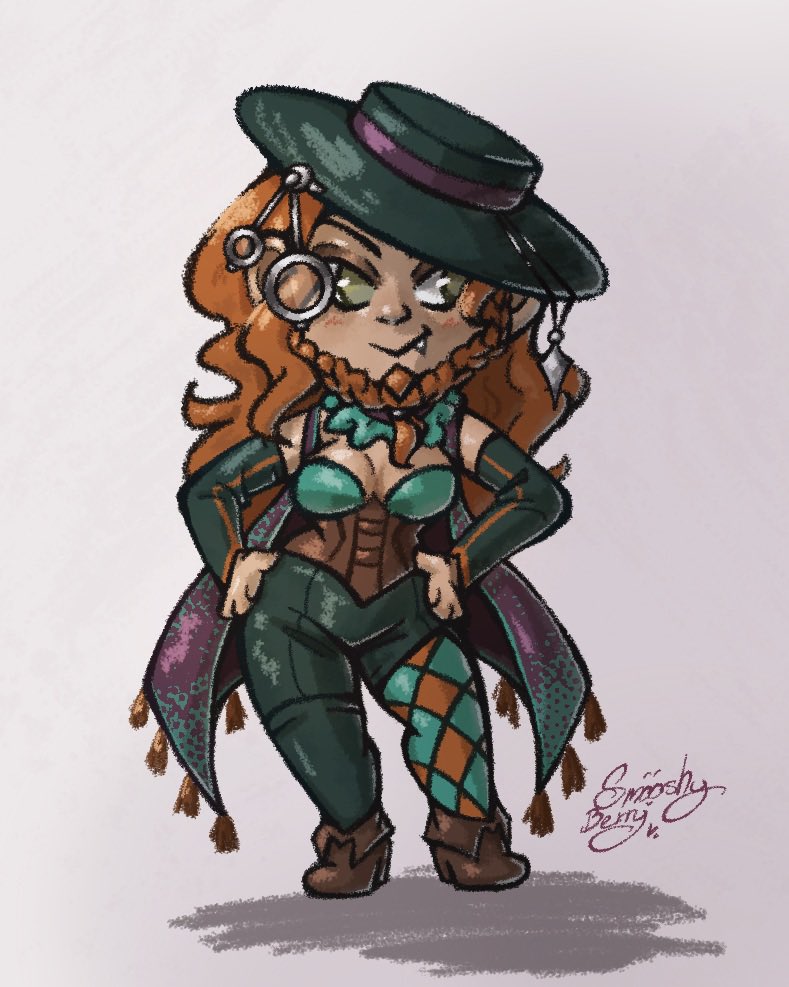 Saw pretty dwarf lady and needed to quickly draw her

#CriticalRole #criticalrolefanart