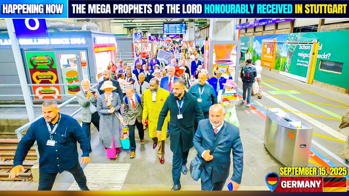 Benhams_'s tweet photo. The Mega Prophet of The LORD humbly received in Germany.

Retweet &amp; welcome all to the Revival Train https://t.co/ZneDHx6DXQ