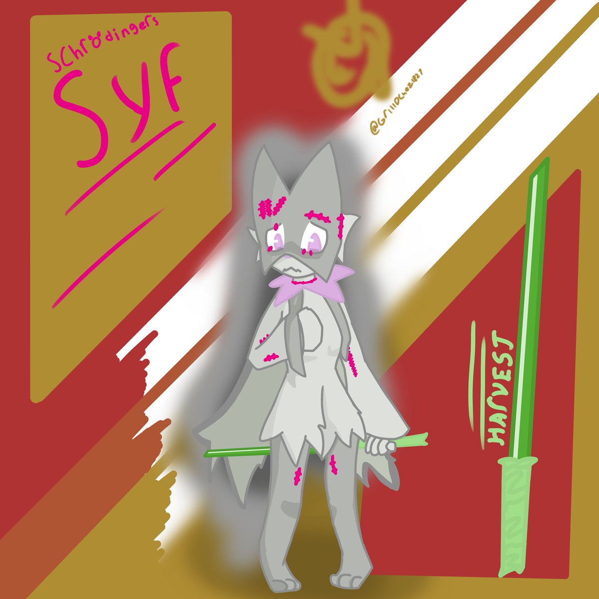 PenguinBoy1827's tweet photo. I'll be posting this before my mind tells me it sucks in the morning lol!

Have Syf, the Ghostly Schrödingers Cat OC of mine!
She's not all special, she can just transform to ghost types anytime she wants

I think shes cute :)

#furry #art #pokemon #oc #furryart #ocart #pmdart https://t.co/D5h5qAvJDE
