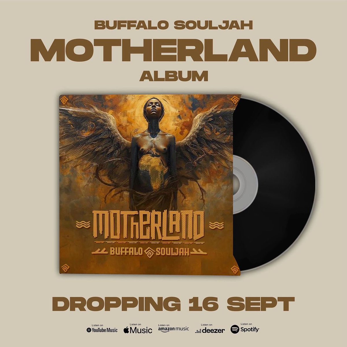 keke_rusambo's tweet photo. 🚨 From Buffalo Souljah  SURPRISE! 🚨
The wait is finally over – MOTHERLAND 🌍🔥 is here to take you on a journey of roots, love, and triumph. Who’s ready? 👀💯
#MotherlandAlbum #BuffaloSouljah #AfricaRising https://t.co/1BOsTwTcGc