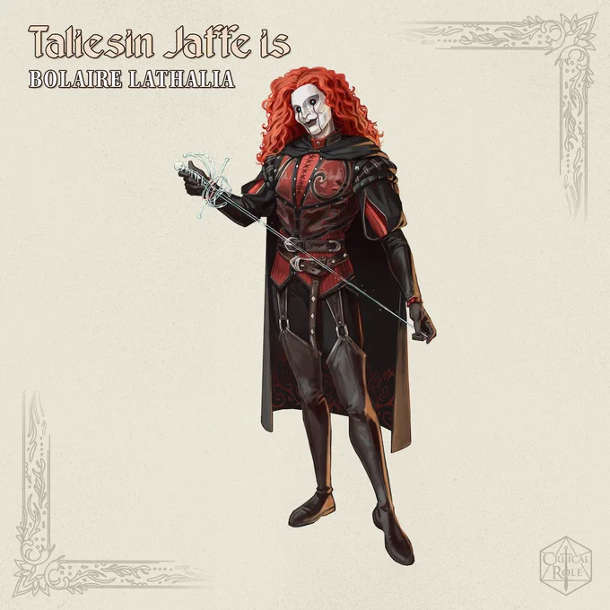 new taliesin character for me to be Very Normal about!