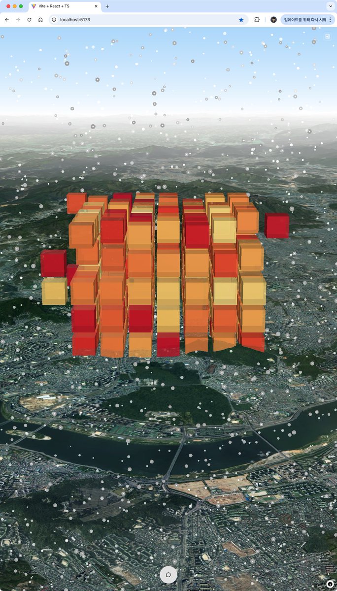 jinifor's tweet image. 중간 결과물을 확인해보니 기대만큼 와닿지 않는다. 어떤 인사이트를 찾을 수 있을까?
#maplibre #deckgl