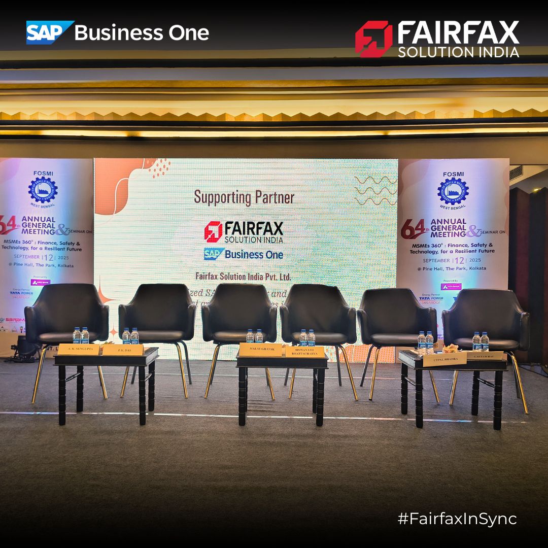 Fairfax_X's tweet image. Proud to support FOSMI’s 64th AGM at @thepark_kol! 
Insightful sessions on “MSME 360°: Finance, Safety &amp;amp; Technology” by leaders like @AxisBank, @TataPower  &amp;amp; @TataAIA_Life.
Honoured to see Mr. Sarbasis Banerjee felicitated at the event. ✨📸#FairfaxSolutions #FOSMI #FairfaxInSync