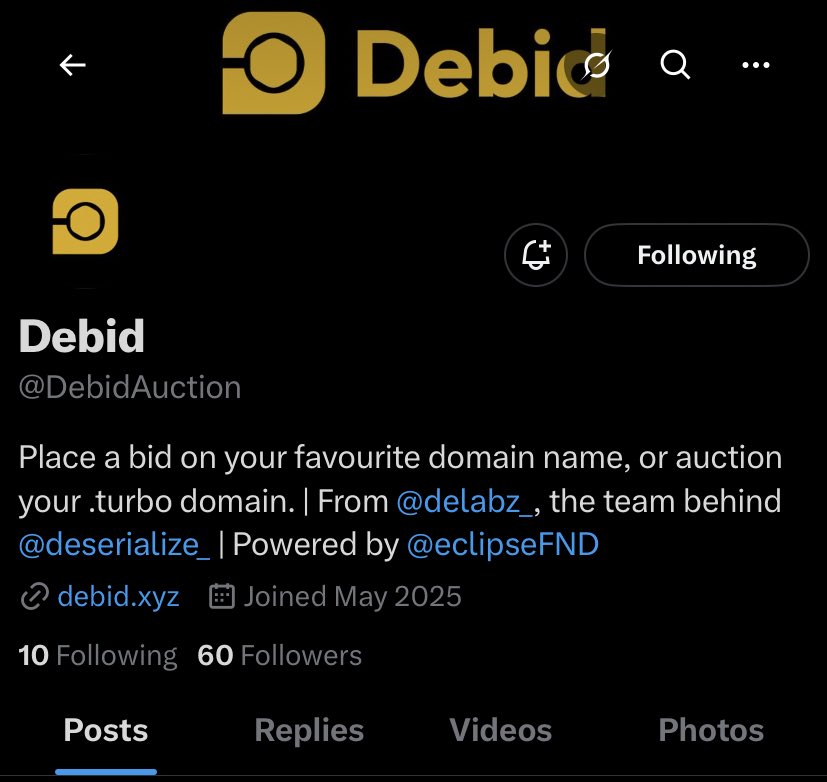 Turning <a href="/DebidAuction/">Debid</a> into a Fortune 500 protocol, watch this space🧑‍🔬